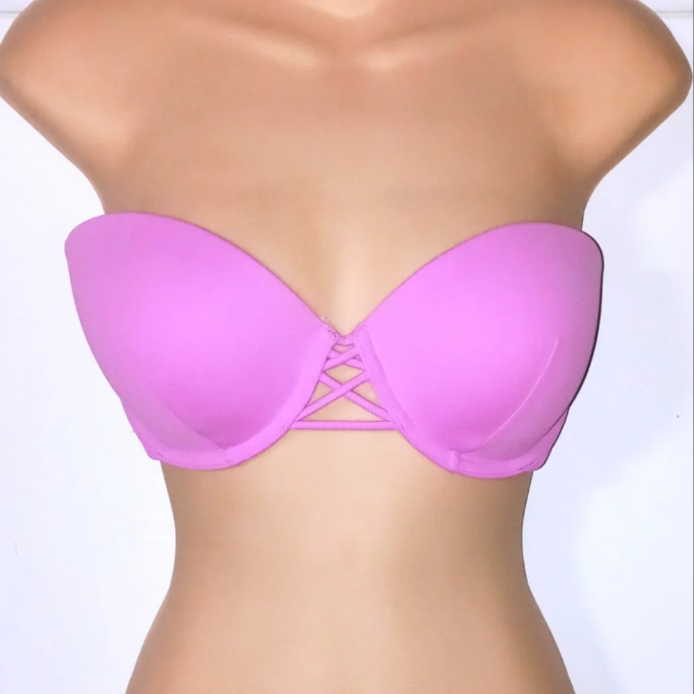 2 VS Bras, Victoria's Secret Pink and Lavender-Lilac colors. Sz. 36C & 34D - Picture 4 of 8